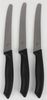 Frühstücksmesser 3er Set 21 cm – Tafelmesser mit schwarzem Kunststoffgriff, ideal für Brot & Brötchen Bild 5