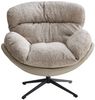 Relaxsessel Cannes, Webstoff, Beige, 102 x 90 x 95 cm Bild 2