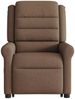vidaXL Massagesessel mit Aufstehhilfe Braun Stoff 3303328 Bild 5