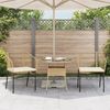 vidaXL Gartenstühle 2 Stk. mit Kissen Braun Poly Rattan 369101 Bild 3