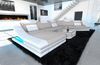 Polster Wohnlandschaft Turino CL mit LED - Strukturstoff - Macchiato-Weiß - Links Bild 3