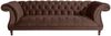 Chesterfield Sofa 3-Sitzer Kaylin Samtvelours braun Bild 2