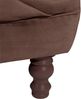 Chesterfield Sofa 3-Sitzer Kaylin Samtvelours braun Bild 4