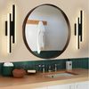 Riserva LED Wandleuchte LED Wandleuchte Innen Schwarz 16W Warmweiß Flur Lampe, Einfache Installation, integrierte LED, augenschonendes Design Bild 3