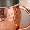 Koopman Becher Tasse Tee Edelstahl 450ml 4er Set, 4-tlg, Edelstahl, Kupferoptik, Cocktail, mit Tragehenkel, Edelstahl Bild 4