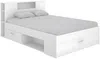 Vente-unique - LEANDRE Bett Holz, Platte Weiß - B 149,6 cm x H 95 cm x L 218,5 cm Bild 4