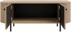 Ovalio TV-Board Typ 302 Lowboard 123 cm TV-Schrank Wohnzimmer Esszimmer Anrichte Modern Farbwahl Sandbeige, Cremona-Eiche und Dunin-Eiche Bild 3