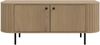 Ovalio TV-Board Typ 302 Lowboard 123 cm TV-Schrank Wohnzimmer Esszimmer Anrichte Modern Farbwahl Sandbeige, Cremona-Eiche und Dunin-Eiche Bild 2