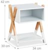 Relaxdays Nachttisch für Kinder offenes Fach Bild 5