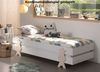 Stapelbett Karlene 204x94x28 Kinderbett MDF Weiß Bild 4