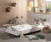 Stapelbett Karlene 204x94x28 Kinderbett MDF Weiß Bild 3