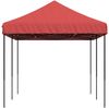 vidaXL Pop-Up Partyzelt, faltbar, Stahl / PE, Burgunderrot, ohne Seitenteile, 315 x 580 x 292 cm Bild 4