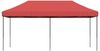 vidaXL Pop-Up Partyzelt, faltbar, Stahl / PE, Burgunderrot, ohne Seitenteile, 315 x 580 x 292 cm Bild 3