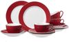 Ritzenhoff & Breker Doppio Teller Tief, Servierteller, Servierplatte, Geschirr, Porzellan, Rot, 270 ml, 515602 Bild 2