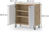 Kommode Nizza Artisan-Eiche 80.2 x 82.6 cm mit 2 Türen Vicco Bild 2