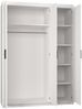 Kleiderschrank Elena 3D (Farbe: Lefkas Eiche, ohne Schrankaufsatz) Bild 3