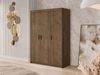 Kleiderschrank Elena 3D (Farbe: Lefkas Eiche, ohne Schrankaufsatz) Bild 2
