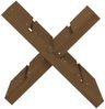 vidaXL Kaminholzhalter Honigbraun 47x39,5x48 cm Massivholz Kiefer 822450 Bild 5
