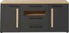 Sideboard LOFT-TWO Laminat graphit Artisan Eiche Bild 2