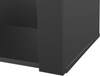 Vitrine 55x38x166 cm, Schwarz Hochglanz mit 3 Glasböden und App-gesteuerter LED-Beleuchtung,Schwarz Bild 5