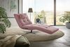 KAWOLA Relaxliege LETICIA motorisch mit Nackenkissen Feincord rosa 115 x 156 x 82 cm Bild 4