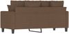 vidaXL 2-Sitzer-Sofa Braun 140 cm Stoff 359270 Bild 5