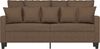 vidaXL 2-Sitzer-Sofa Braun 140 cm Stoff 359270 Bild 3