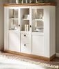 Furn. Design Highboard Hemsby (Anrichte in Pinie weiß mit Wotan Eiche, 148x139 cm), Landhausstil Bild 5