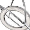 LED Hängeleuchte, chrom, Ring Design, H 96 cm Bild 5