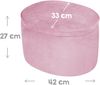 roba Kinderhocker 'Lil Sofa' mit Aufbewahrungsfunktion - oval - Samtstoff - Mauve Bild 5