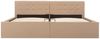 vidaXL Stauraumbett Hydraulisch Cappuccino-Braun Kunstleder 180×200 cm 285533 Bild 4