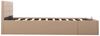 vidaXL Stauraumbett Hydraulisch Cappuccino-Braun Kunstleder 180×200 cm 285533 Bild 5