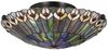 Elstead Lighting Watkins Deckenleuchte 2-flammig im Tiffany-Stil Bronze Kunstglasschirm Bild 3