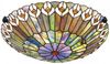 Elstead Lighting Watkins Deckenleuchte 2-flammig im Tiffany-Stil Bronze Kunstglasschirm Bild 2