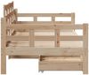 vidaXL Tagesbett mit Schubladen 90x190 cm Massivholz Kiefer 3302124 Bild 5