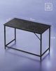 Vasagle Schreibtisch, Industrie-Design, Metallgestell, Schwarz, 60 x 120 x 75 cm Bild 3