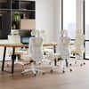 Yaheetech Drehstuhl Ergonomischer Chefsessel mit Verstellbarer Kopfstütze, Höhenverstellbarer Schreibtischstuhl fürs Büro/Arbeitszimmer Bild 3