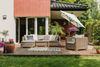 Primaster Balkonschirm Florenz UV-Schutz 80 Neigefunktion Gartenschirm Alu beige Bild 5
