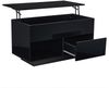 Couchtisch 100x50x55–70,5 cm, Hochglanz-Front mit Lift-Top und 16‑Farben-LED, Schwarz Bild 5