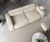 Big-Sofa Sirpio 230x95 cm Cord Beige mit Hocker Bild 4