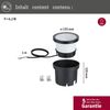 Paulmann 94672 LED Bodeneinbauleuchte Ocos IP67 3000K Anthrazit Bild 2