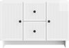vidaXL Sideboard Hochglanz Weiß 89 x 34,5 x 60 cm Holzwerkstoff 893969 Bild 4