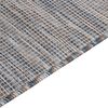 vidaXL Outdoor-Teppich Flachgewebe 160x230 cm Braun und Blau 340818 Bild 4
