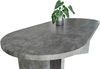 Esstisch 204 x 90 cm Holz Graue-Optik gerade Kante oval V-Gestell OVI 150505437 Bild 4