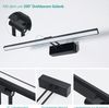 EMKE LED Spiegelleuchte Spiegellampen für das bad spiegelleuchte 40cm, 200° drehbar spiegelleuchte led badSpiegelschrank Beleuchtung 4200K Schrankleuchte (Schwarz) Bild 3