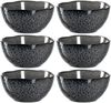 Leonardo MATERA Keramikschale klein 12 cm anthrazit 6er Set Bild 2
