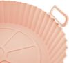 Silikonform für Heißluftfritteusen – 22 cm, hitzebeständig & antihaftbeschichtet Orange Bild 4