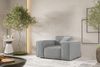 Sofaset Designersofa CESINA 3-2-1 in Stoff Ascot Bukla Grau Bild 3