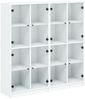 vidaXL Bücherschrank mit Türen Weiß 136x37x142 cm Holzwerkstoff 3206517 Bild 2