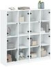 vidaXL Bücherschrank mit Türen Weiß 136x37x142 cm Holzwerkstoff 3206517 Bild 5